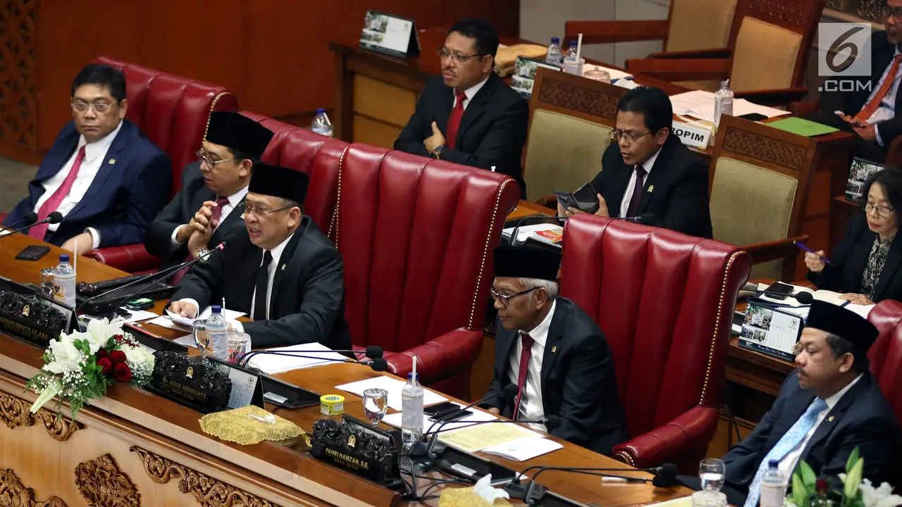 Rapat Paripurna Terakhir DPR Periode 2014-2019