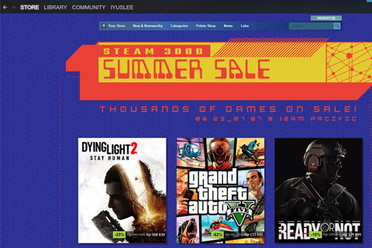 Steam Summer Sale 2022 Sudah Dimulai