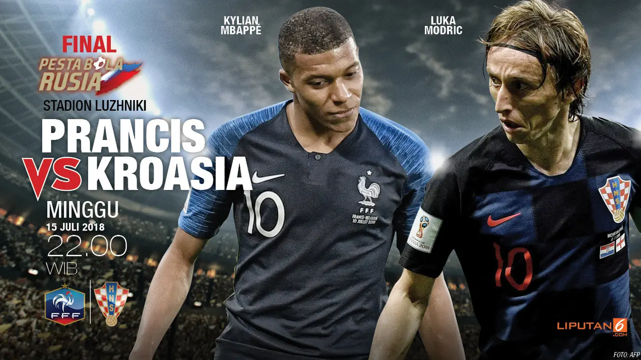 Prediksi Prancis vs Kroasia