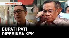 Bupati Pati, Sudewo kembali diperiksa Komisi Pemberantasan Korupsi (KPK). Sudewo diperiksa sebagai saksi atas kasus dugaan korupsi proyek pembangunan jalur kereta api di Direktorat Jenderal Perkeretaapian (DJKA) Kementerian Perhubungan periode anggar...