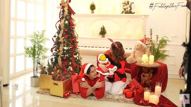 6 Gaya Pemotretan Felicya Angelista dan Caesar Hito Bareng Anak, Tampil Kompak