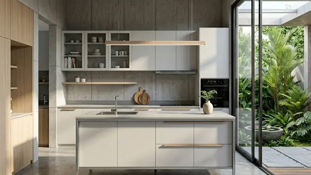 Desain Meja Dapur Baja Ringan Minimalis Modern