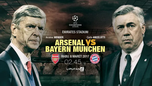 Prediksi Arsenal vs Bayern Muenchen