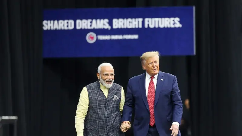 Narendra Modi dan Donald Trump