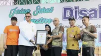 Gaungkan Inklusi, JAM-Intel Reda Manthovani dan Ribuan Penyandang Disabilitas Pecahkan Rekor MURI