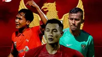 Timnas Indonesia - Hendro Siswanto, Hansamu Yama, Teja Paku Alam (Bola.com/Erisa Febri)