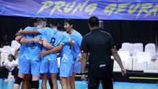 Jakarta Garuda Jaya memberikan kejutan dalam laga lanjutan Proliga 2026 dengan mengalahkan juara bertahan Jakarta Bhayangkara Presisi. (Dok. PBVSI)