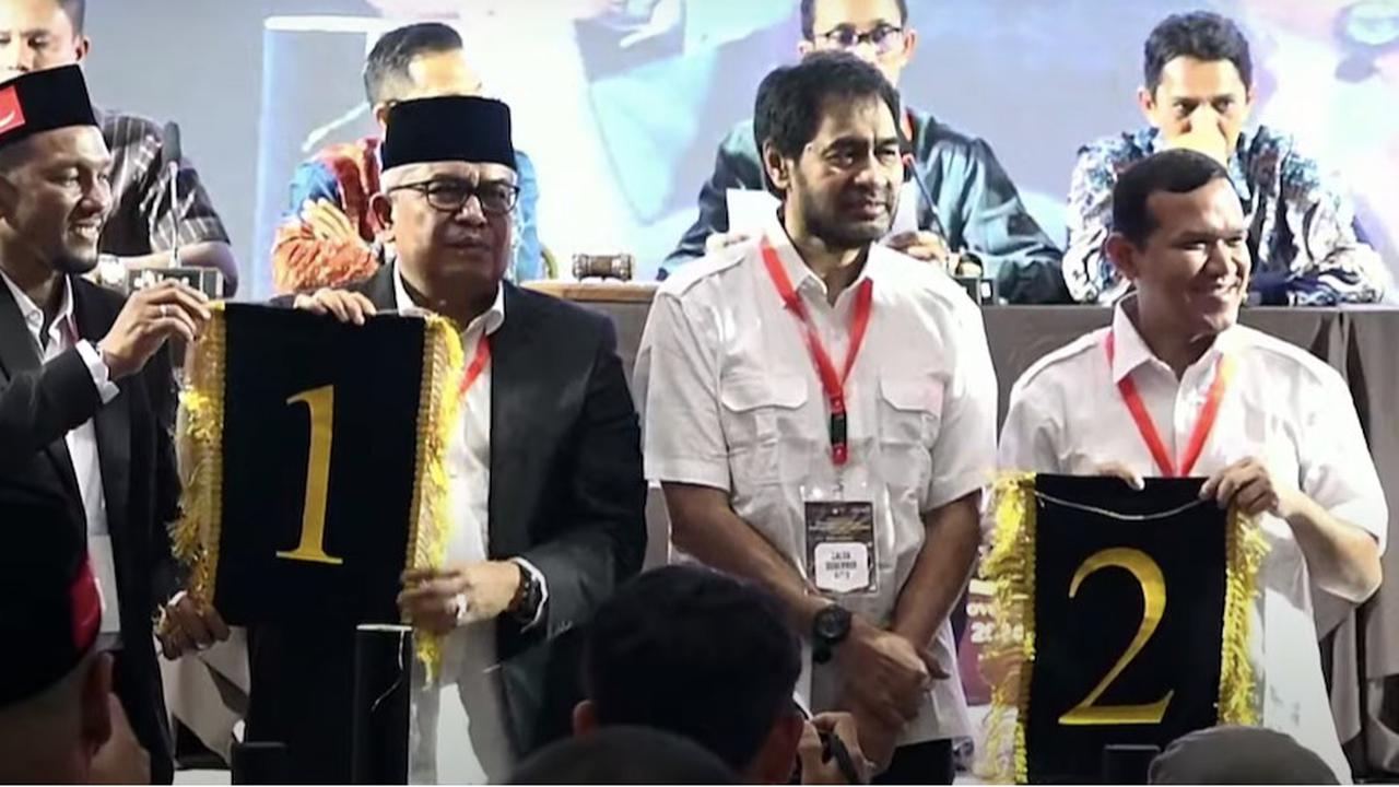 Pilkada Aceh: Bustami Hamzah-Fadhil Rahmi Nomor Urut 1, Muzakir Manaf-Fadhullah Nomor Urut 2