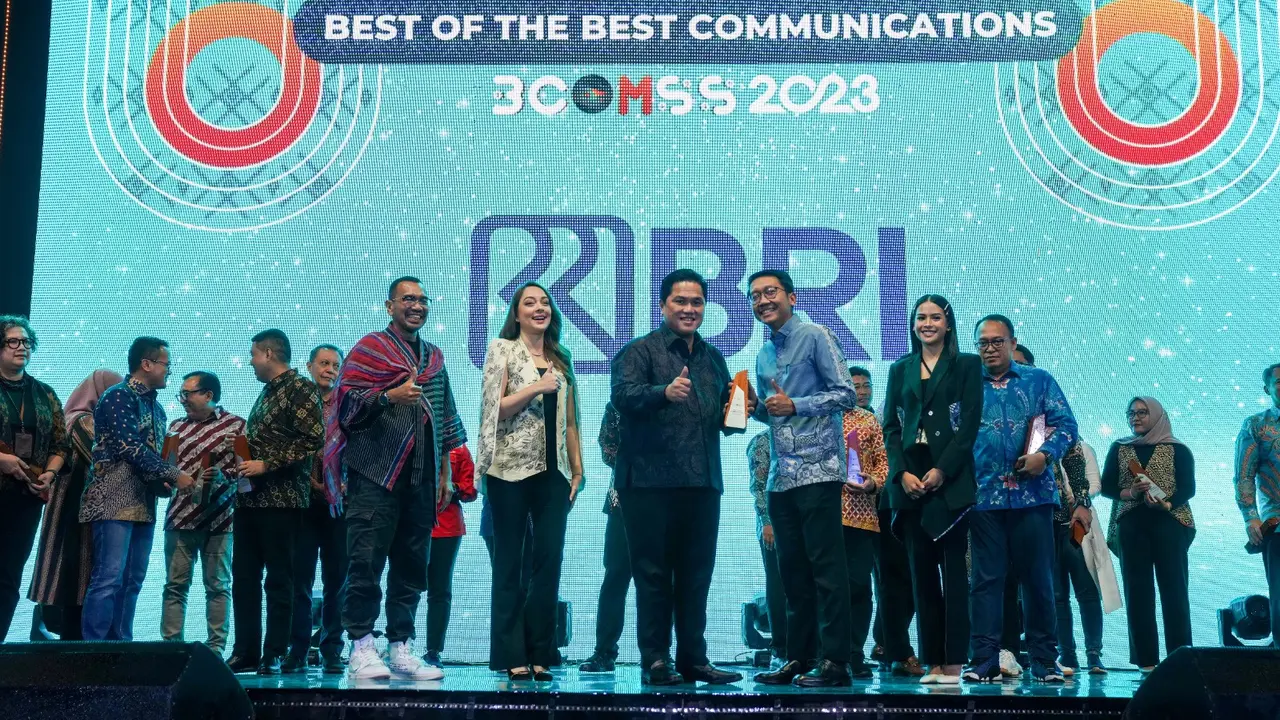Erick Thohir Apresiasi Capaian BRI Sebagai Best of The Best Communication di Ajang BCOMSS 2023