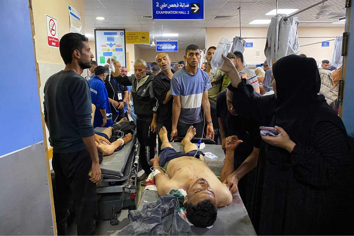 FOTO: Kekejian Israel, Sedikinya 63 Warga Gaza tewas Ditembak Saat Menunggu Truk Bahan Makanan