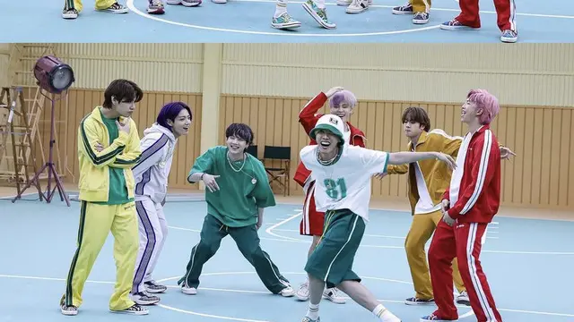 BTS tampil sporty di video klip Butter/dok. Hybe Labels