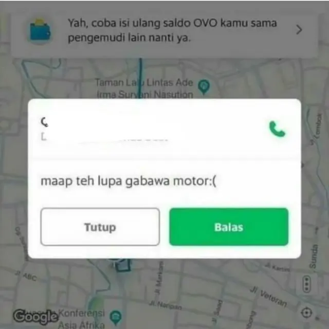 8 Chat Kocak Cara Driver Ojekol Batalkan Pesanan