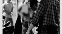 Video viral laki-laki babak belur nan dikira korban pemalak di Tomang, Jakarta Barat. (Dok. tangkapan layar IG @lbj_jakarta)