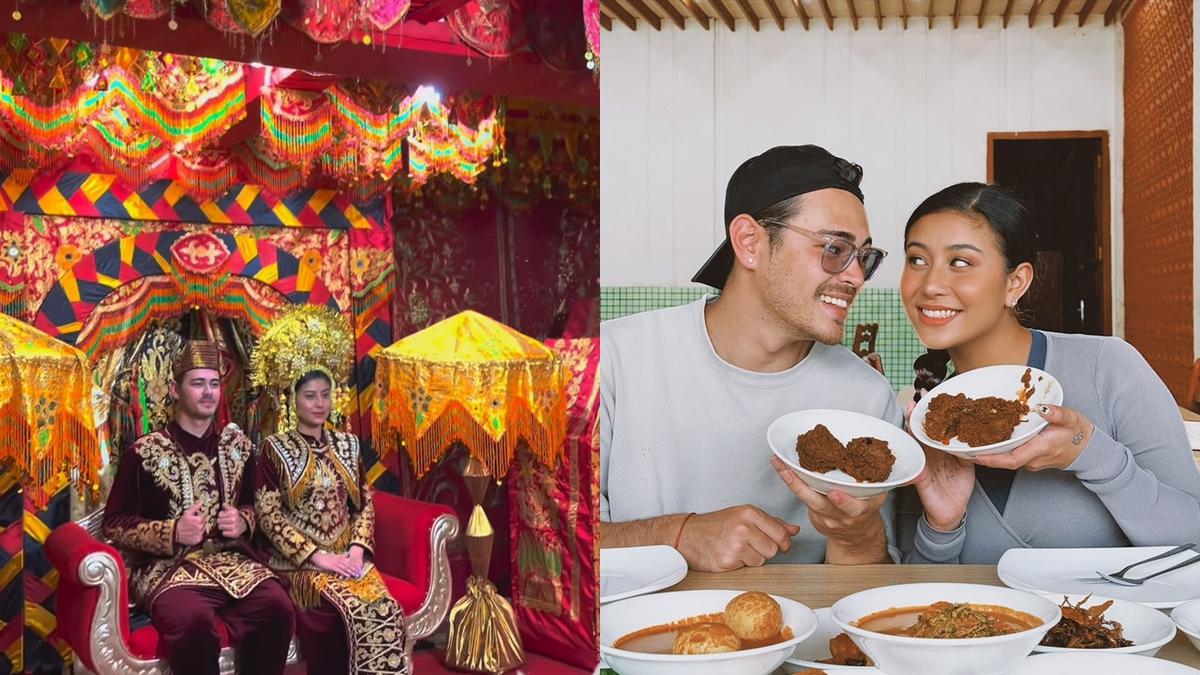 8 Potret Awkarin Ajak Pacar ke Padang, Bak Prewed Pakai Baju Adat