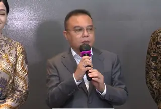 Wakil Ketua DPR RI Sufmi Dasco Ahmad mengunjungi Gedung Bursa Efek Indonesia (BEI), Selasa (19/5/2026). (Foto: Liputan6.com/Tira Santia)