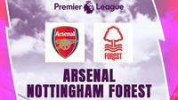 Liga Inggris - Arsenal Vs Nottingham Forest (Bola.com/Adreanus Titus)
