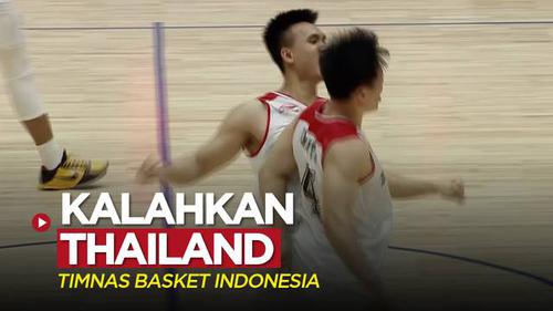 VIDEO: Highlights Timnas Basket Indonesia Menang Tipis atas Thailand di SEA Games 2021