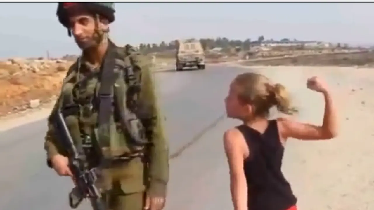Aksi Gadis Palestina Tonjok Tentara Israel Populer di YouTube