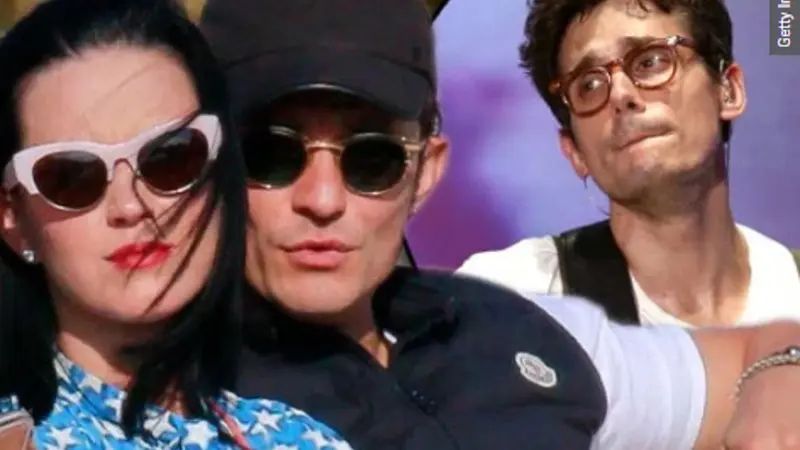 Katy Perry, Orlando Bloom dan John Mayer