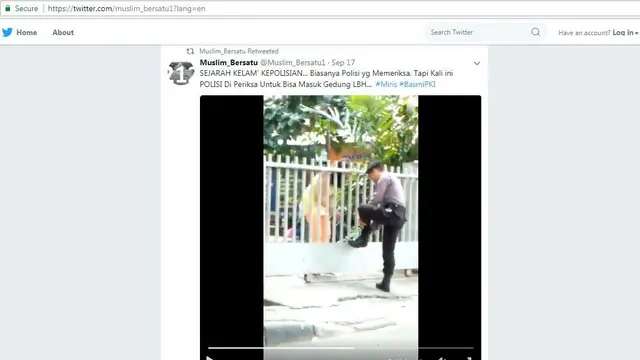 video polisi