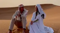 Felicya Angelista dan Caesar Hito liburan ke Dubai. Sejumlah momen selama berada di Uni Emirat Arab dibagikan di medsos dan disambut hangat netizen. (Foto: Dok. Instagram @hitocaesar)