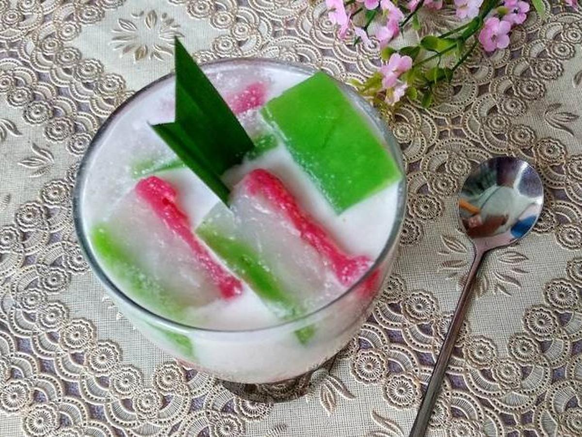 Resep Es Selendang Mayang Fiber Creme