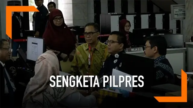 Tim kuasa hukum BPN Prabowo-Sandi mendaftarkan barang bukti baru dan tambahan dalam sidang sengketa Piklpres 14 Juni 2019. Penyerahan barang bukti dilakukan oleh tim kuasa hukum BPN