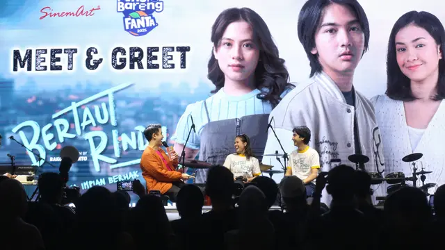 Meet & Greet Bertaut Rindu di KapanLagi Pensi Bareng FANTA 2025