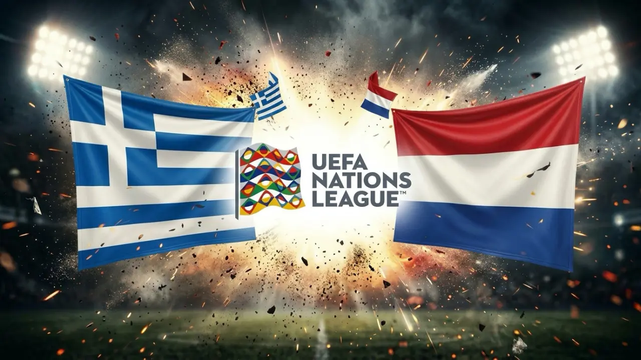 Ilustrasi Yunani Vs Belanda, UEFA Nations League
