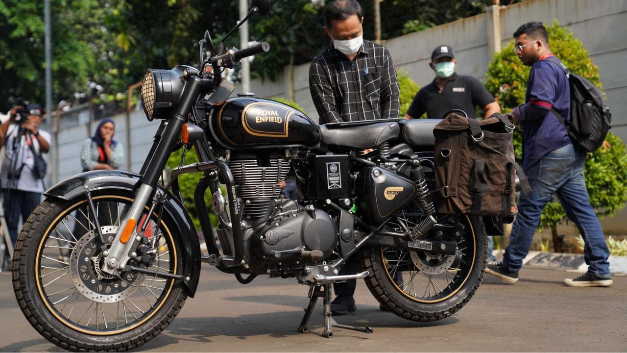 Motor Royal Enfield Ridwan Kamil yang Disita di Rupbasan KPK