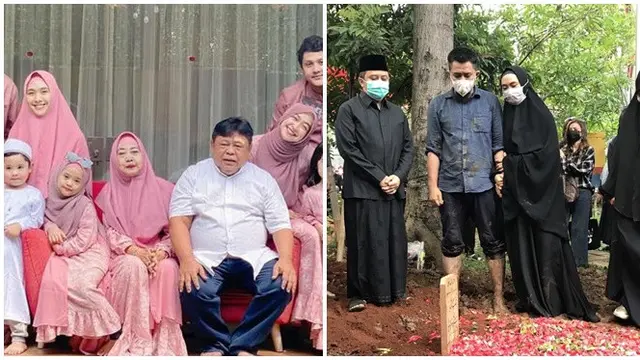 6 Potret Suasana Pemakaman Ayah Ria Ricis dan Oki Setiana Dewi, Penuh Duka