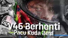 Pembalap MotoGP kenamaan Valentino Rossi akhirnya memutuskan pensiun di ujung musim 2021 nanti.
