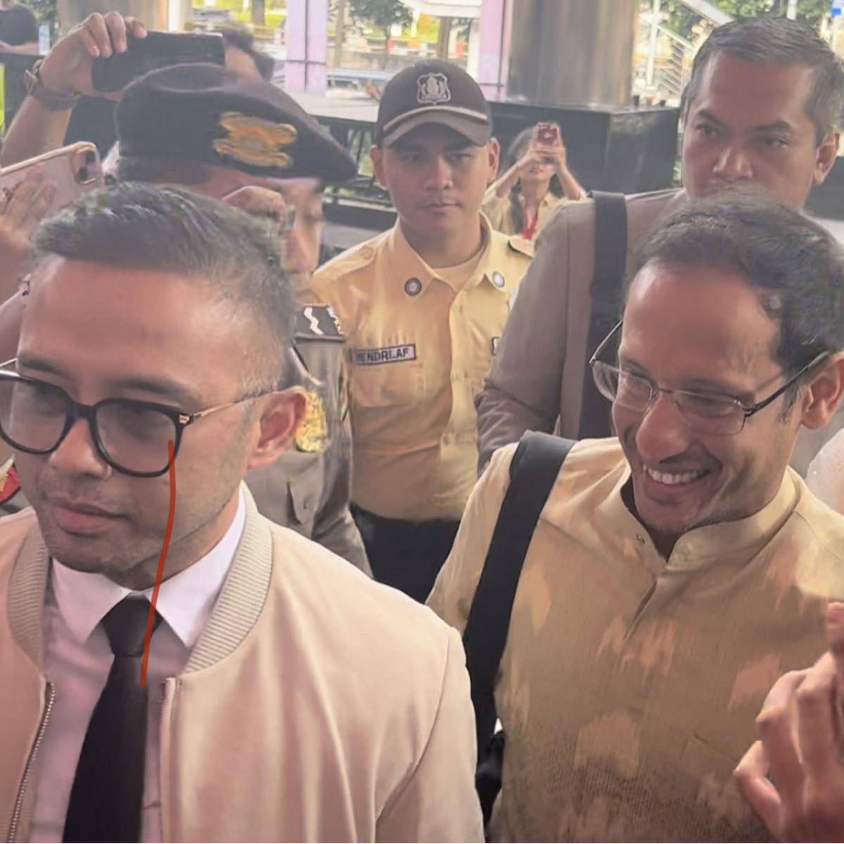 Mantan Mendikbudristek Nadiem Makarim Memenuhi Panggilan KPK