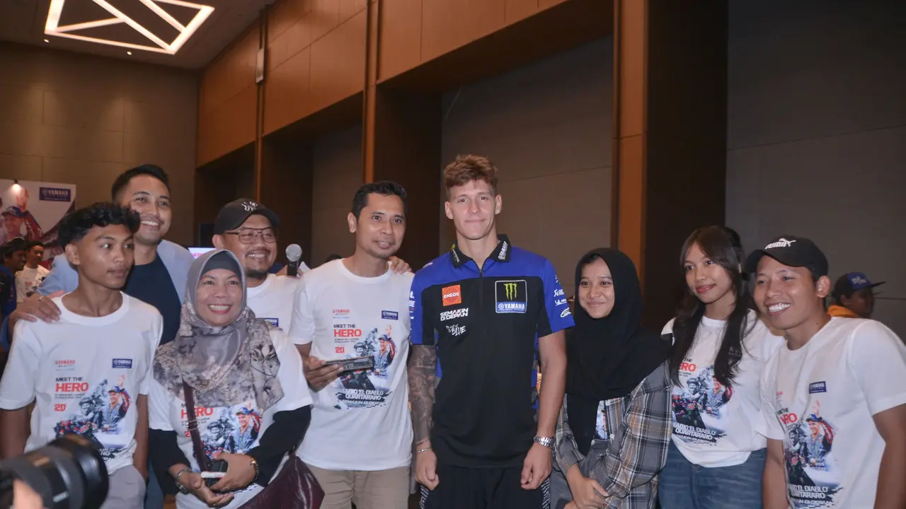 Meet and greet dengan Fabio Quartararo sebelum MotoGP 2024