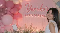 Yoriko Angeline Dapat Kejutan Ulang Tahun ke-24 dari Fans, Serba Pink
