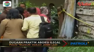 Polisi Jambi tetapkan 6 tersangka yang diduga terlibat kasus praktik aborsi ilegal. 