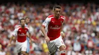 Gelandang Arsenal Mesut Ozil  (AFP/Adrian Dennis)
