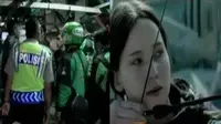 Ojek Online Nyaris Bentrok hingga Film Hunger Games 2