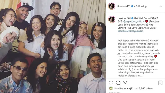 Papa T Bob (Foto: Instagram/@tinatoon101)