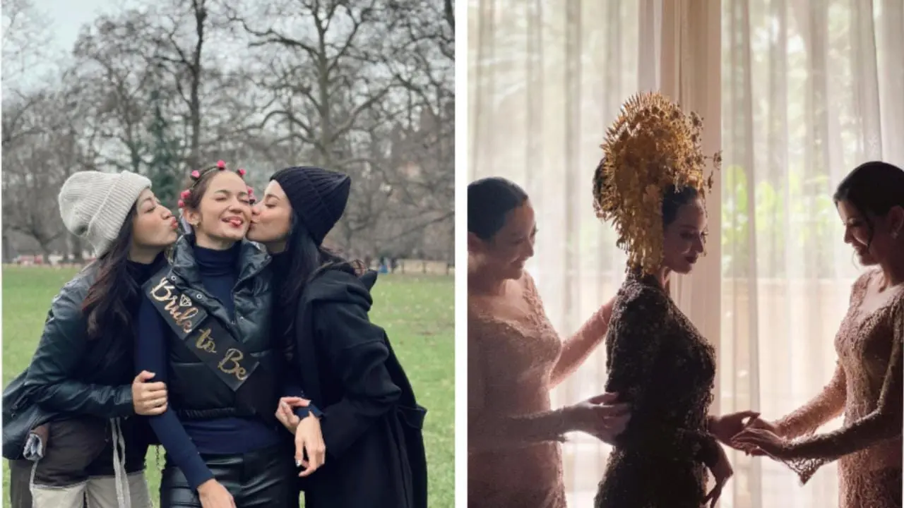 Potret Medina dan Hesti Purwadinata Pengapit Enzy Storia