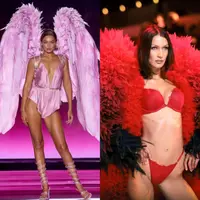 Lihat di sini beda gaya kakak beradik Gigi dan Bella Hadid saat comeback di pertunjukan busana Victoria's Secret 2024.