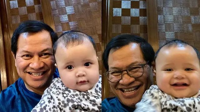 6 Momen Seskab Pramono Anung Momong Cucu, Bikin Gemas