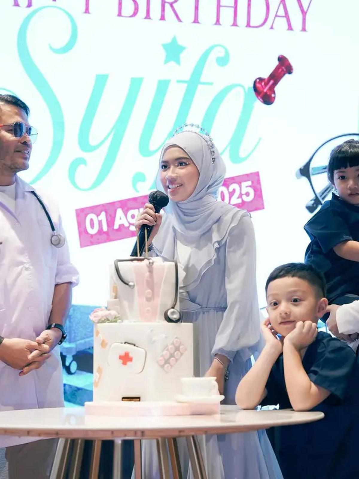 6 Potret Perayaan Ultah Syifa Mutiara, Anak Sambung Irish Bella Bertema Dokter