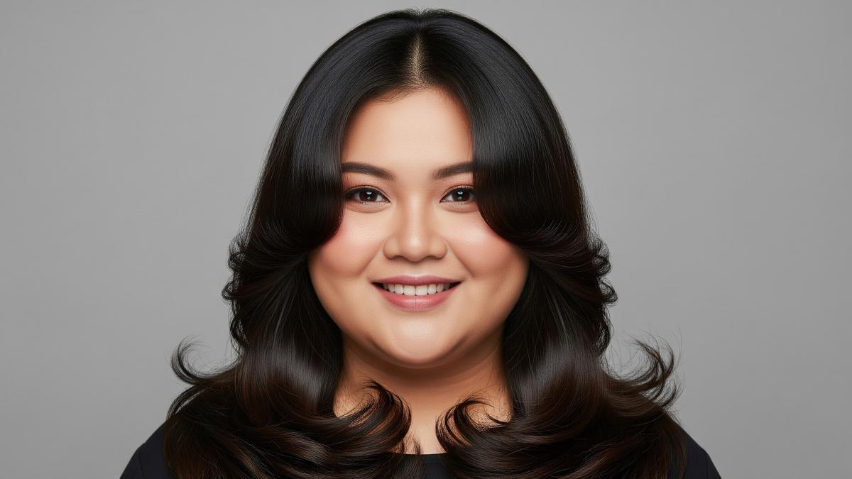 9 Model Rambut Panjang Gelombang untuk Wajah Chubby, Tampil Tirus dan Memesona