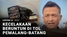 Ada kecelakaan beruntun enam kendaraan yang terjadi di ruas Tol Pemalang - Batang. Kecelakaan melibatkan satu bus dengan lima mobil.