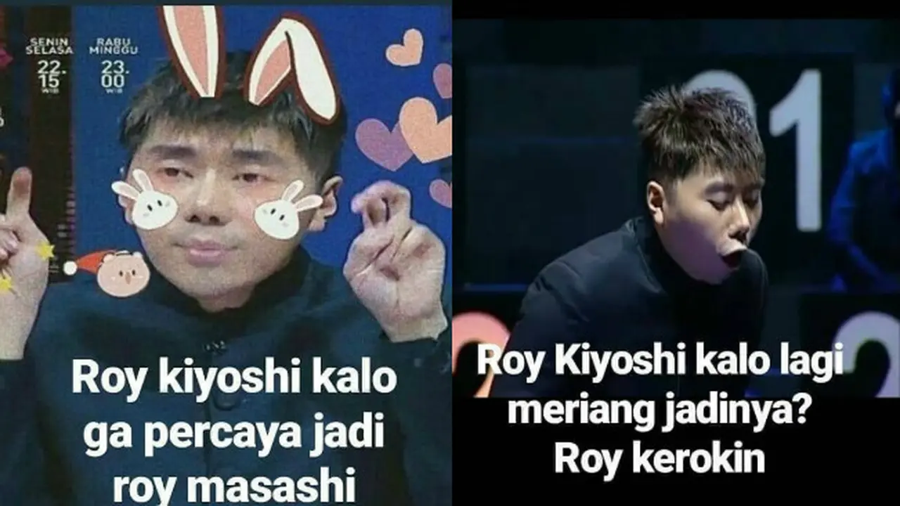 Plesetan receh meme Roy Kiyoshi.