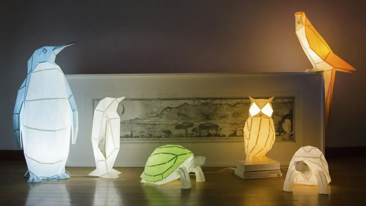 [Bintang] Origami Naik Level, Ini 6 Lampu yang Dibuat dari Kertas