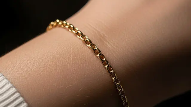 Gelang Rantai Emas/Model Gelang untuk Wanita Gemuk Emas 4 Gram (Sumber: gemini.com)
