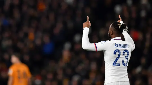 Penyerang Chelsea, Michy Batshuayi.