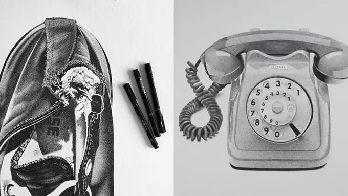 10 Gambar Mengagumkan yang Ternyata Dibuat Pakai Pulpen Gel